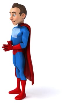Fun 3D illustration of a cartoon character sommelier