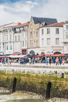 Old port of La Rochelle in Charente-Maritime in France