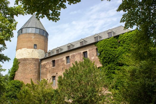 Viersen-Brueggen - View to Brueggen (Brüggen) Castle, North Rhine Westphalia, Germany