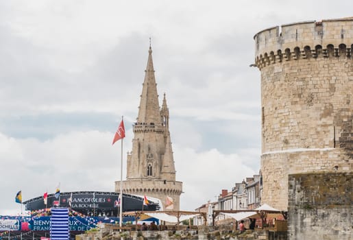 The lantern tower in La Rochelle in the Charente-maritime region of France