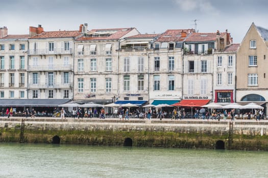 Old port of La Rochelle in Charente-Maritime in France
