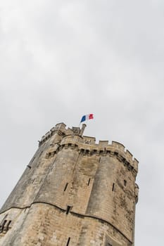 The Saint-Nicolas tower in La Rochelle in the Charente maritime region of France