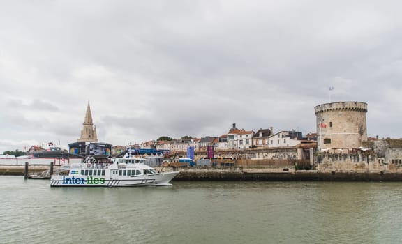 The lantern tower in La Rochelle in the Charente-maritime region of France