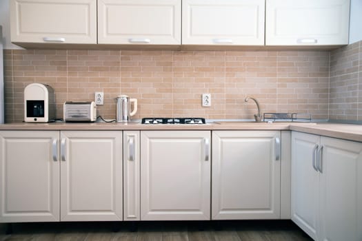 Rustic kitchen interior - close-up photo.