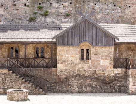 The Interior inside the old restored Smederevo Fortress, Serbia