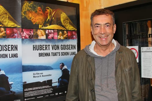 Hubert von Goisern,premiere of the film "Brenna tuats schon lang"" at Abaton,Hamburg,15.04.2015"