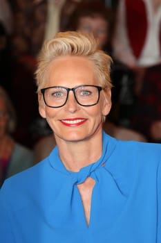 aeärbel Schaefer (moderator,author),recording 1 of "Markus Lanz"" at Studio Stahltwiete,Hamburg,15.04.2015"