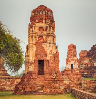 Wat Mahatat. Ayutthaya historical park.