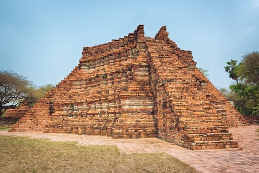 Wat Wora Pho.Ayutthaya historical park. .