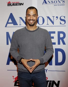 Patrice Bouédibéla , Anson's late-night shopping event invited to the first Maenner abend in Hamburg ,16.04.2015