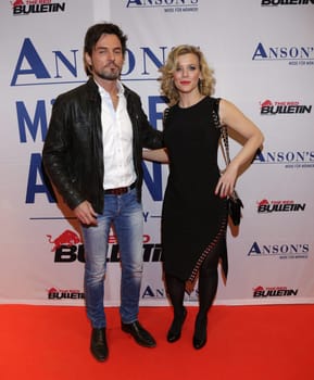 Tobey Wilson and Eva Habermann,  Anson's late-night shopping event invited to the first Maenner evening on the Moenckebergstraße in Hamburg ,16.04.2015