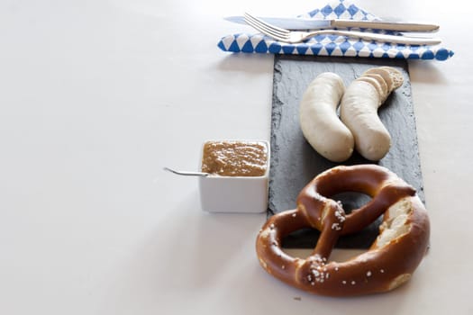 White sausage,brezn and sweet mustard