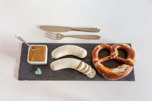 White sausage,brezn and sweet mustard