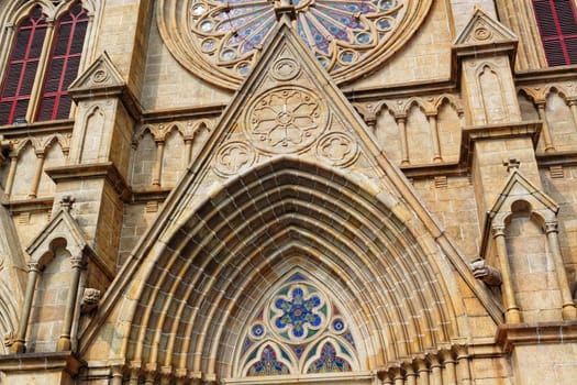 Shishi Sacred Heart Cathedral in Guangzhou China at day