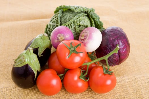 set of vegetables at the kitchen