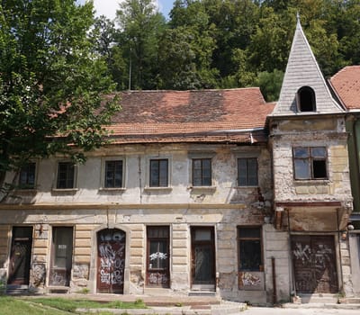 Abandoned house in Ljubljana, Slovenia 2020