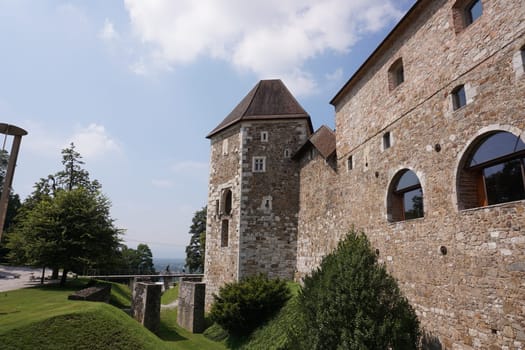 Fort of Ljubljana, view from the entrance, 2020