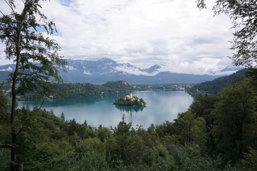 On the way up to the viewpoint above Lake Bled, Slovenia 2020