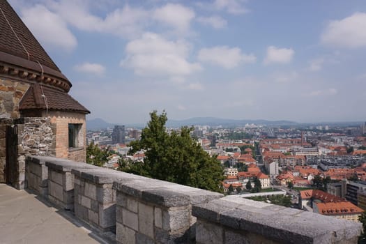 View from the fort of Ljubljana, Slovenia, 2020
