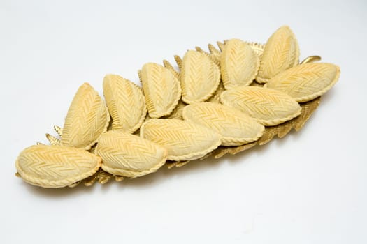 Shekerbura as Novruz symbol.Azerbaijani sweetness .