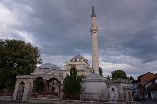 Mosque of Banja Luka on a cloudy day, Bosnia 2020