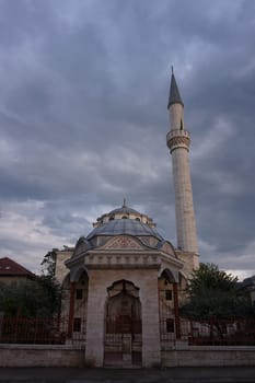 Mosque of Banja Luka on a cloudy day, Bosnia 2020