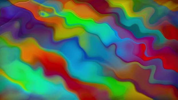 Computer generated modern abstract backdrop. 3D rendering turbulence waving surface