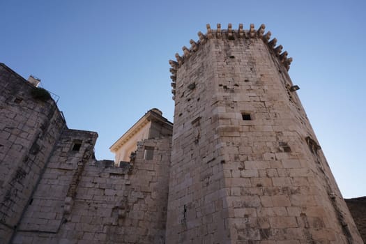 Marina Tower in the old town of Split, Croatia 2020