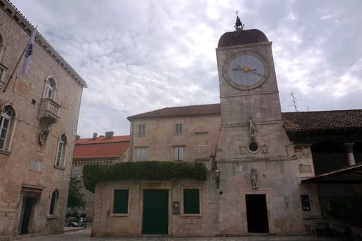 St. Sebastians church in Trogir's old town, Croatia 2020