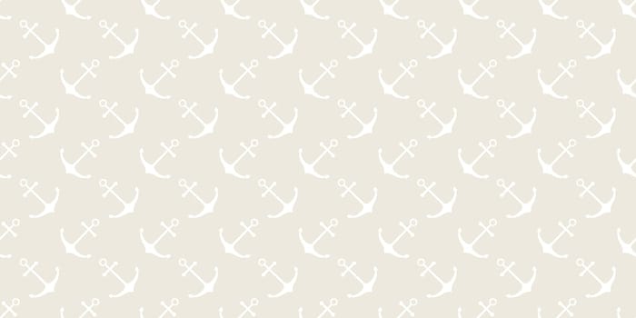 Nautical seamless pattern with ship wheels and anchors. Vector illustration