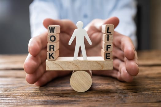 Work Life Balance Protection Concept. Lifestyle Choice