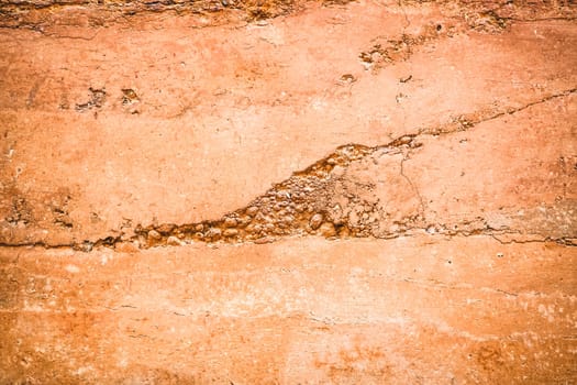Abstract nature Soil patterned layer of clay soil for the background.