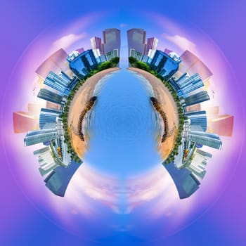 Collage about Miami, Florida, United States of America. It is world famous travel location.