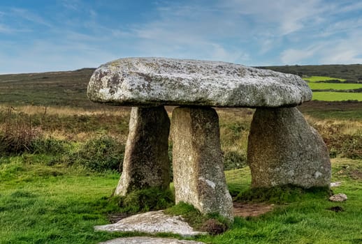 Lanyon Quoit - dolmen in Cornwall, England, United Kingdom