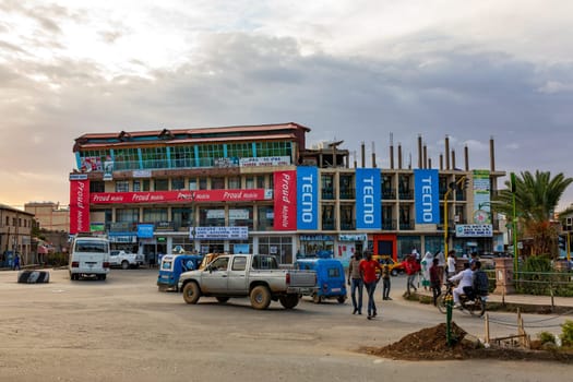 Mekelle, ETHIOPIA, APRIL 29th. 2019, Ordinary Ethiopians on the street of Mekelle, the capital city of Tigray National Regional state.. April 29th. 2019, Mekelle, Etiopia