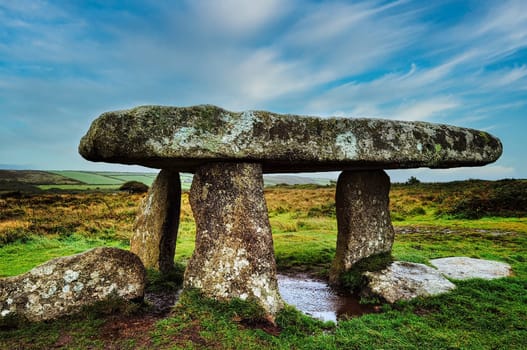 Lanyon Quoit - dolmen in Cornwall, England, United Kingdom