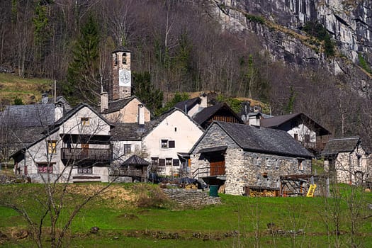San Carlo at the top of Val Bavona