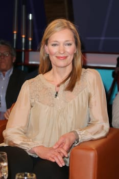 Katja Weitzenboeck (actress),recording of the NDR talk show,Hamburg,17.04.2015