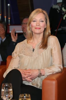 Katja Weitzenboeck (actress),recording of the NDR talk show,Hamburg,17.04.2015