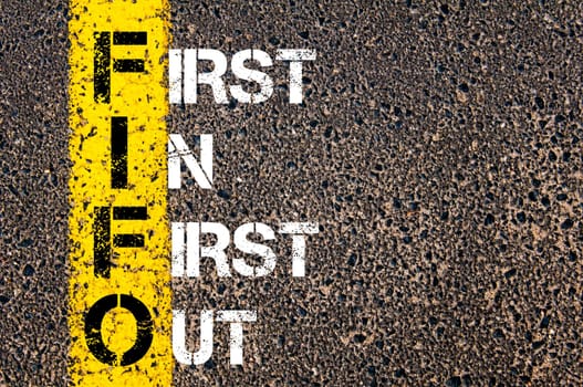 Business Acronym BMI - Body Mass Index..Yellow paint line on the road against asphalt background. Conceptual image