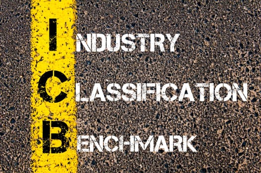 Business Acronym BMI - Body Mass Index..Yellow paint line on the road against asphalt background. Conceptual image