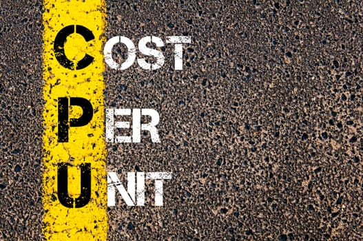 Business Acronym BMI - Body Mass Index..Yellow paint line on the road against asphalt background. Conceptual image