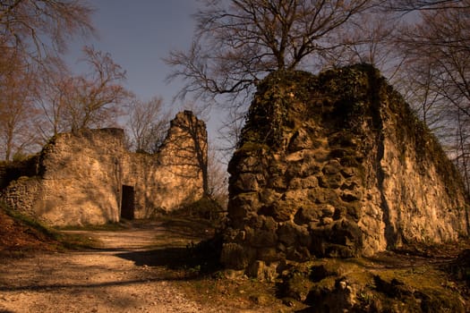Castle ruins of Leienfels