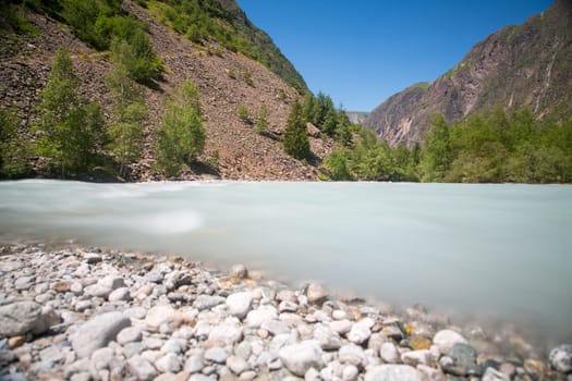 The Veneon river in the Oisans Region, France