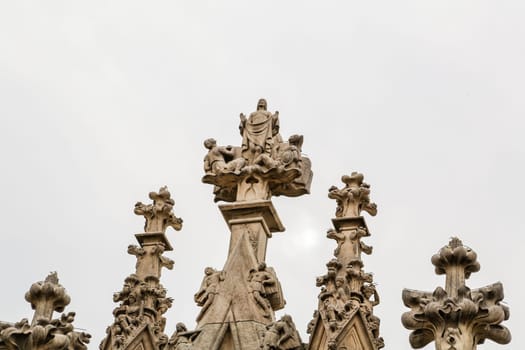 The Milan Cathedral or Duomo di Milano is the gothic cathedral church of Milan