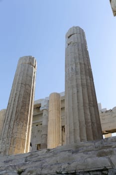 The Parthenon at the Acropolis in Athens, Greece