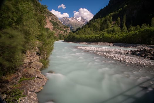 The Veneon river in the Oisans Region, France