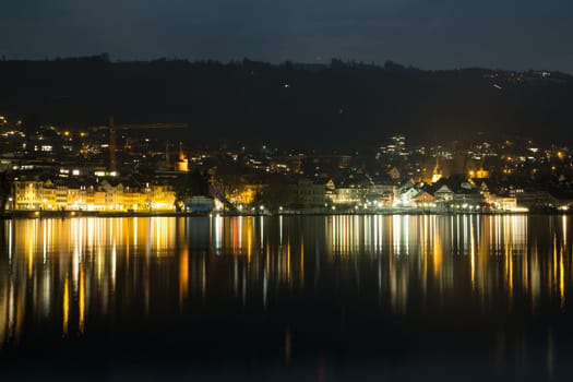 The famous Lake of Zug in Switzerland