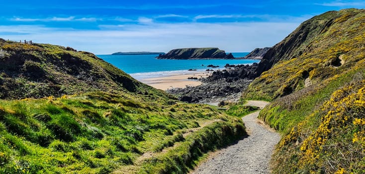 Welsh beach - Marloes Sands, Pembrokeshire, Wales, United Kingdom