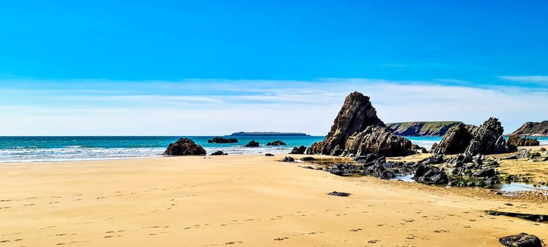 Welsh beach - Marloes Sands, Pembrokeshire, Wales, United Kingdom
